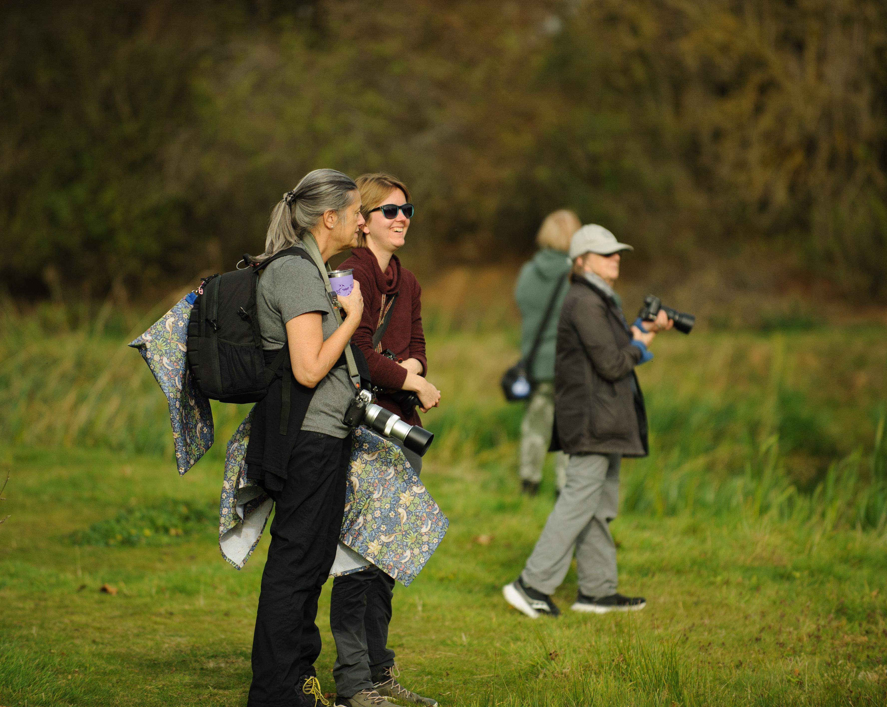 Photography group at Loch Insch